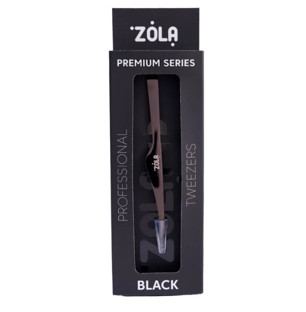 ZOLA Professional Angled Eyebrow Tweezers - Premium Series
