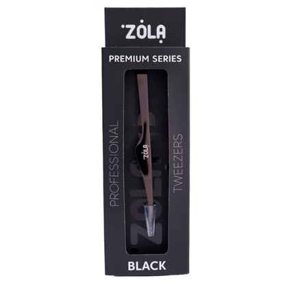 ZOLA Professional Angled Eyebrow Tweezers - Premium Series