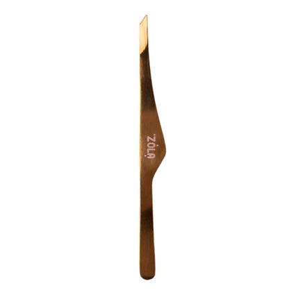 ZOLA Professional Angled Eyebrow Tweezers - Premium Series