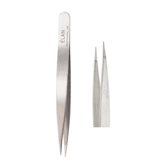 Eyebrow tweezers ELAN proficiency (for professionals) / metallic DOT