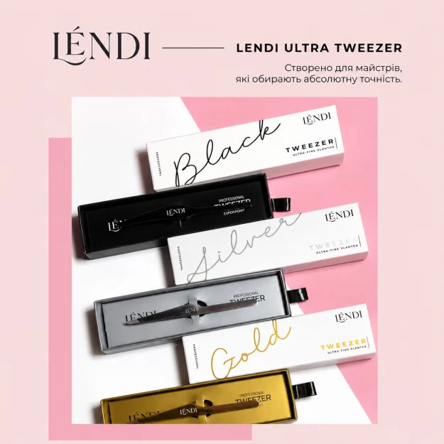 Lendi slanted eyebrow tweezers - ULTRA TWEEZER