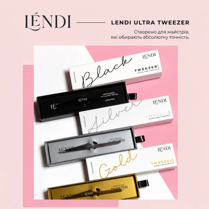 Lendi slanted eyebrow tweezers - ULTRA TWEEZER