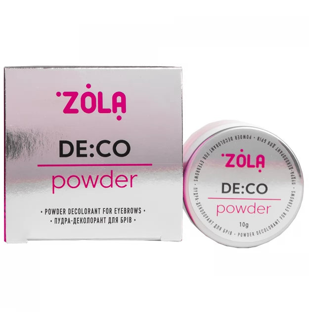 Пудра для знебарвлення брів ZOLA/DE:CO Powder, 10г