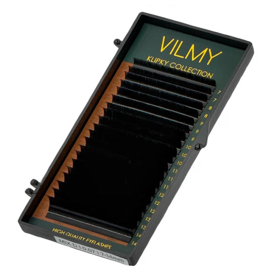 Eyelash extensions VILMY KLIPKY individual length, black