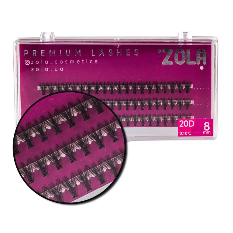 Bundle lashes 20D ZOLA