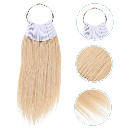30pcs Real Human Hair Testing Samples Versatile Hair Dye Strands