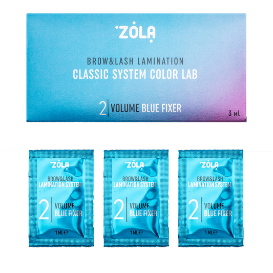 ZOLA / Color Lab lamination composition - 02 Volume Blue Fixer - sachet (3 x 1 ml)