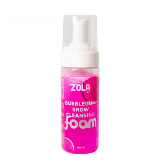 Zola Bubblegum Brow Cleansing шампунь-пінка для брів рожевий, 150 мл