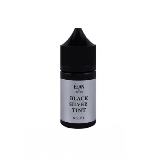 System of dyeing eyelashes with silver ELAN x Sylin "BLACK SILVER TINT"