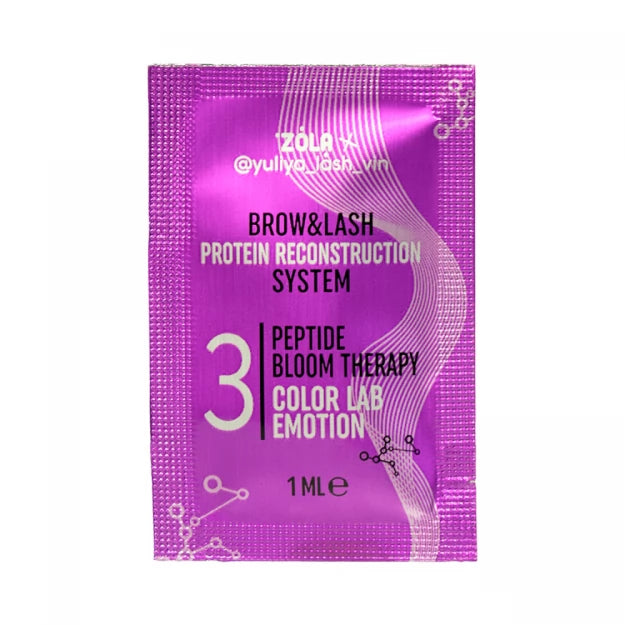 Lamination step ZOLA x Yuliya Lash - Color Lab Emotion - 03 Peptide Bloom Therapy, 1 ml SACHET, 1 pc