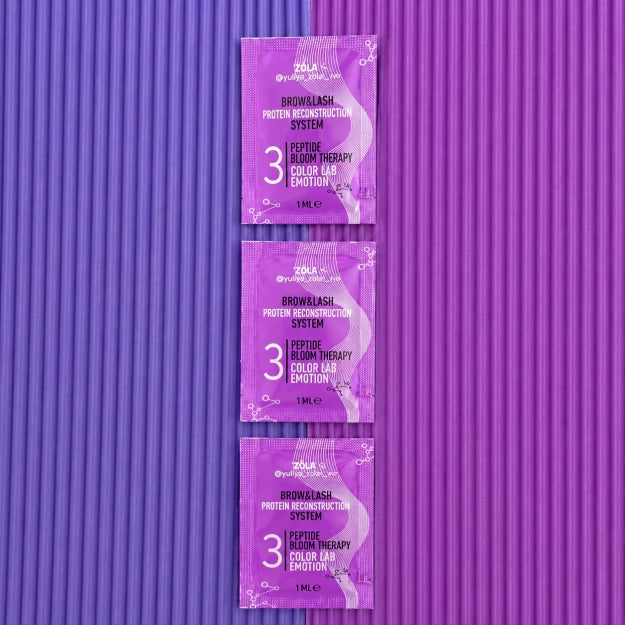 Lamination step ZOLA x Yuliya Lash - Color Lab Emotion - 03 Peptide Bloom Therapy, 1 ml SACHET, 1 pc