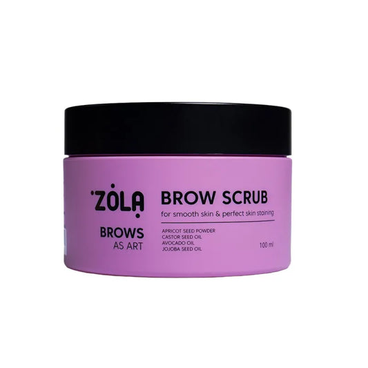 Scrub for eyebrows ZOLA - Brow Scrub, 100 ml | LARGE