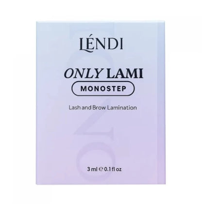 Lendi - MONOSTEP OnlyLami Eyelash and Eyebrow Lamination Solution, 3 ml (sachet)