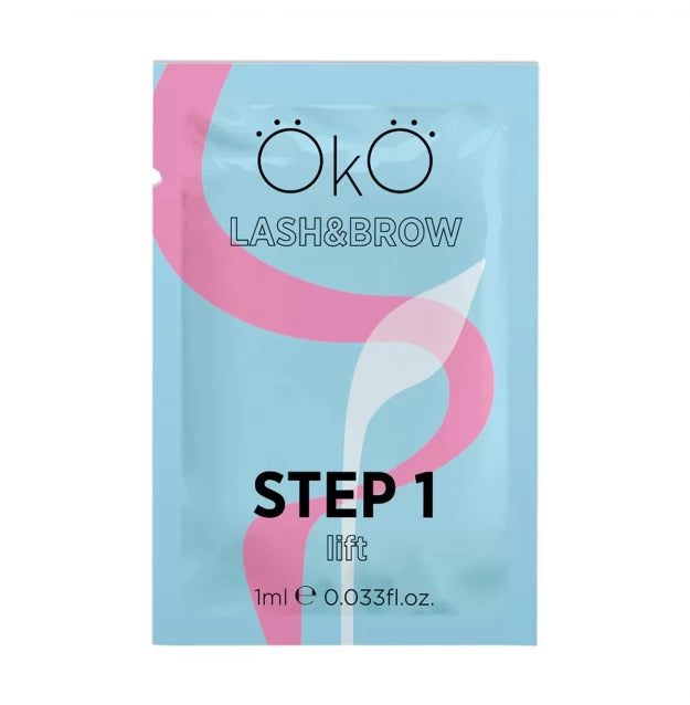 Склад для ламінування вій та брів OKO / STEP 1 LIFT (саше 1 мл) 