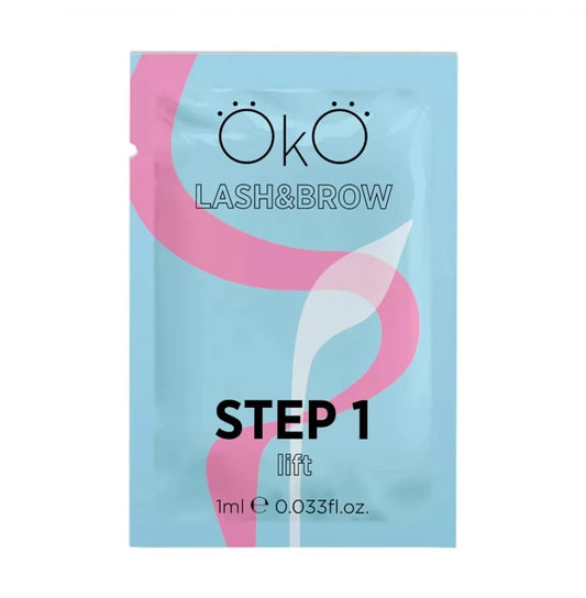 Склад для ламінування вій та брів OKO / STEP 1 LIFT (саше 1 мл) 