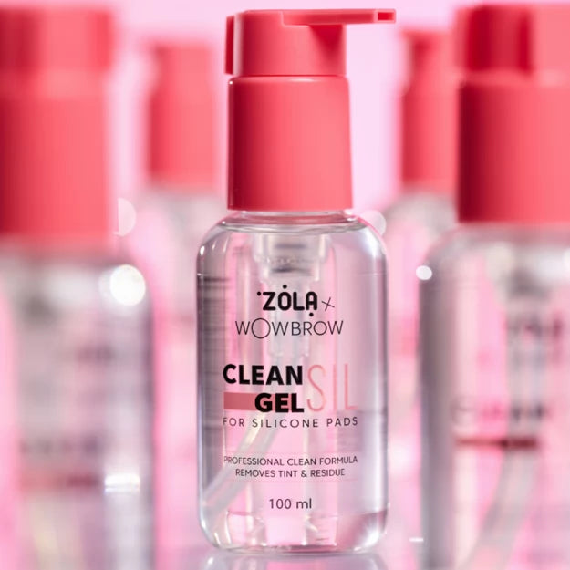 ZOLA x WowBrow Очищувач для валиків для вій - CLEAN SIL GEL, 100 мл