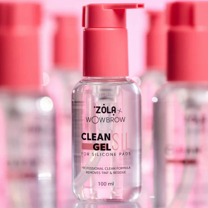 ZOLA x WowBrow Очищувач для валиків для вій - CLEAN SIL GEL, 100 мл
