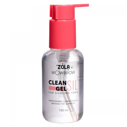 ZOLA x WowBrow Очищувач для валиків для вій - CLEAN SIL GEL, 100 мл