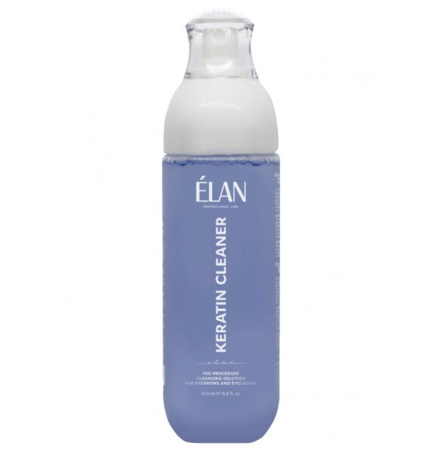 Tonic for degreasing eyebrows and eyelashes ELAN KERATIN CLEANER, 200 ml