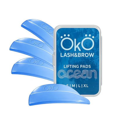 Ламінувальні ролики для вій OKO Lash&Brow, 4 пари (S, M, L, XL)