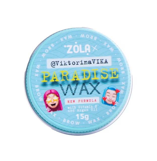 Віск для фіксації брів Paradise Wax ZOLA Viktorina Vika, 15г