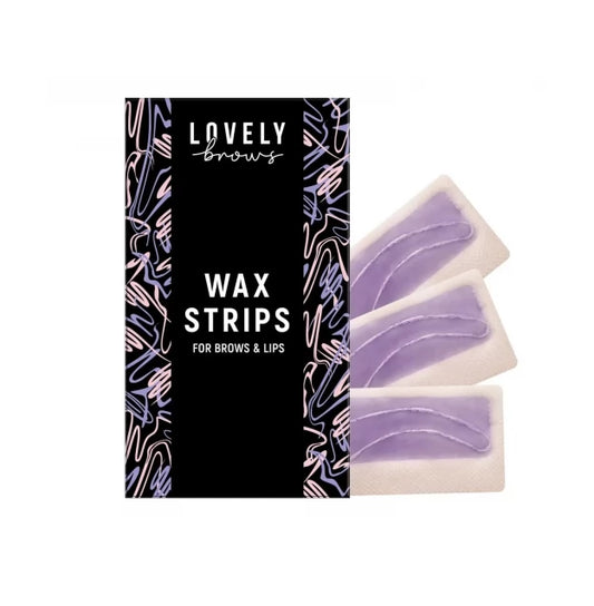 Wax strips for eyebrow and face depilation Lovely Brows - Wax Strips, 16 pcs