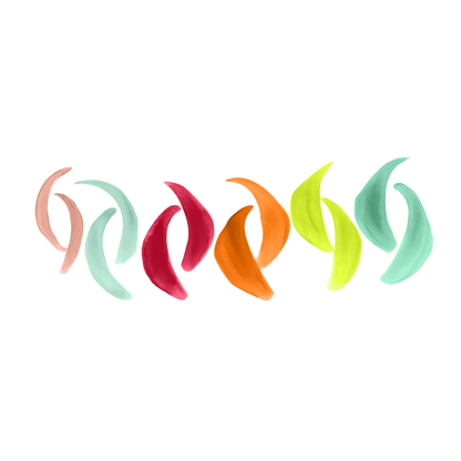 ELAN Color Curl L-Curl Eyelash Lamination Pads, 6 Pairs