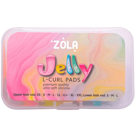 Ролики Zola для ламінування Jelly L-Curl для верхніх і нижніх вій, 11 пар